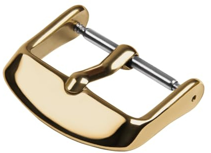 Archer Watch Straps - Fibbie per Cinturini in Acciaio Inossidabile (Oro Lucido, 20mm)