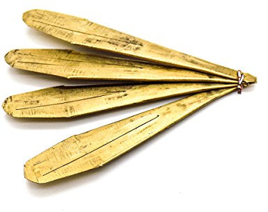 Maultrommel Kou Xiang China Set 4 Stück feines Messing Holzhülle aufeinander abgestimmt Mund leicht zu spielen fein modulierbar Instrument Musik Klang Percussion Weltmusik