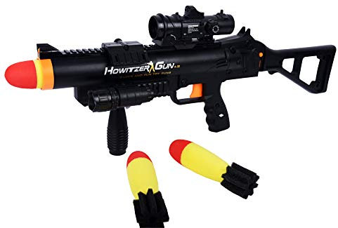 Raketenwerfer Kinder schießen Spielzeug Jedi Verfolgung Haubitze Militärmodell Essen Hühnerspielzeug Bazooka Spielzeugpistole. (Cooles Schwarz)