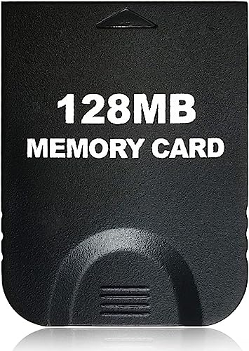 Hyamass 128MB(2043 Blocks) Gamecube Memory Card, High Speed Game Memory Card Compatible for Nintendo Gamecube and Wii Console Accessory Kits - Black