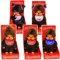 alles-meine.de GmbH Monchhichi - Mädchen - Lätzchen - ROSA/pink - 2 Zöpfe im Haar - incl. Name - 20 cm - ausziehbare Kleider - Plüschtier/Kuscheltier - Monchichi - Sportl..