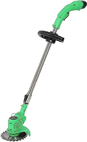 RUTAVM Mano Recortadora de césped eléctrica inalámbrica de 12V, cortadora de césped Estirable, cortadora de césped, Herramienta de jardín Multifuncional, Cortador de Cepillo de Motor-12V