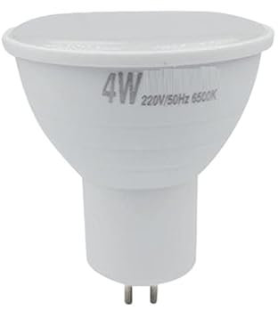RZL Lighting, Pack of 20, LED Spotlight MR16/GU5.3/GU10 AC220V Downlight MR16 AC12V LED Light Source(Warm white,GU5.3 220V 6W)