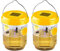 Jrifedptry 2 Pack Solar Wasp Trap Outdoor Hanging,Wasp Cather Hanging with Light for Yellow Jackets,Hornets,Bee,Wasp Traps