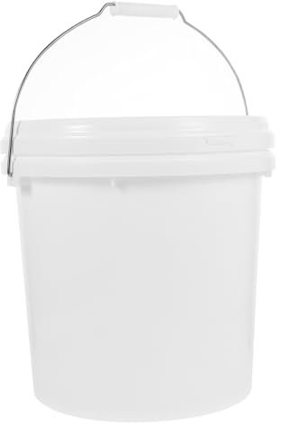 jojofuny Secchio Manico e Coperchio Contenitore Ermetico Per Vernici e Stoccaggio Capacità Per Uso Domestico e Industriale