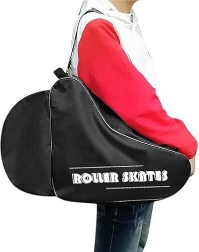 LONTG Sac de Patins à Glace Sac de Patinage à roulettes Sacoche de Chaussures de Patinage Sacoche pour Patins à Glace avec Bandoulière Réglable Sac à Chaussures de Ski pour Femme Homme Enfant