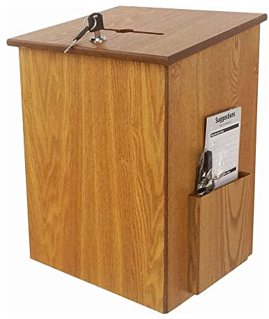 Buzón de correos montado en la pared, buzón de madera maciza, buzón de correos de gran capacidad, buzones de correo montados en la pared, buzón de correos independiente para interiores y exteriores, b