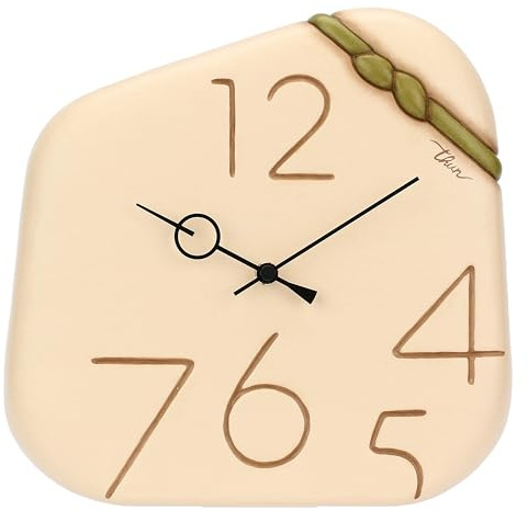 THUN Orologio da muro -ceramica, Collezione Sublime, 26,2 x 8,3 x 25,8 cm