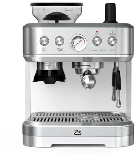 Aptliton Bean-to-Cup Coffee Machine | Barista-Style | 15-Bar Pump for Rich Flavor | Instant Heat | Eco-Friendly & Energy-Saving | Simple & Intuitive Control | Home & Office Use