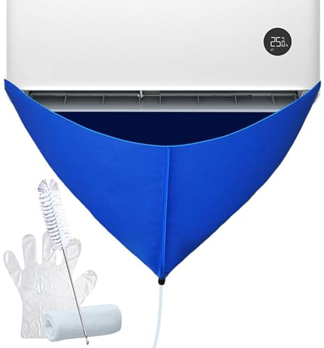 de limpieza para aire acondicionado: cubierta de lavado impermeable universal, juego práctico de limpieza de CA | de mantenimiento portátil para el aire acondicionado de la pared Hotel Aub