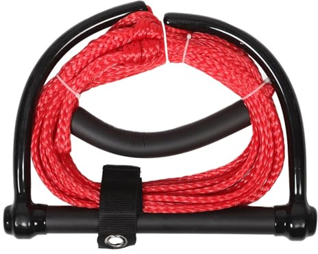 Housoutil Cuerda Resistente al Desgaste para Esquí Acuático y Wakeboard, Correa Portátil de PP Alta Visibilidad en Color Brillante, Cuerda Multifuncional para Wakesurf y Tubing, Uso