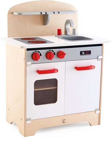 Hape E3152 Gourmet Kitchen - Complete Wooden Kitchen Set