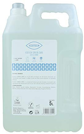 GEL DE MANOS RECARGABLE BIO, 5 L