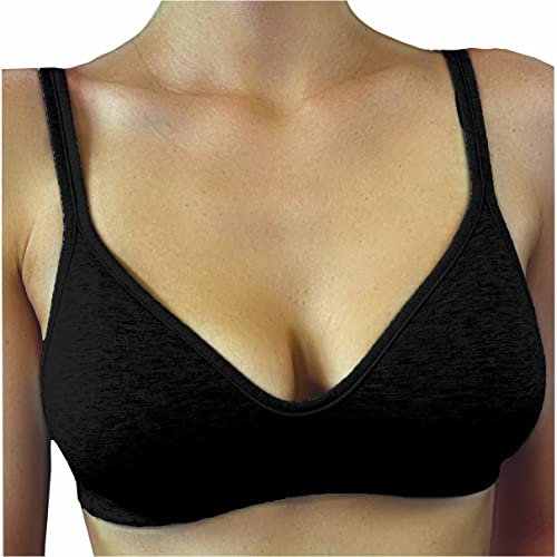 GIOS Reggiseno Cotone Aroma (5, Nero)