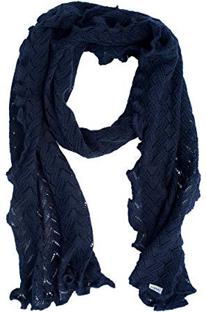 Invero, Merino Schal Lilly, 100% Wolle (Marine)