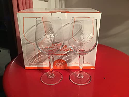 Spritz 2 Verres à Cocktail aperol Neuf Nouveau modele