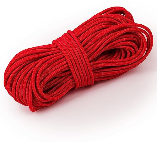 Shelver Premium Elastic Cord, 3mm Red, 20m
