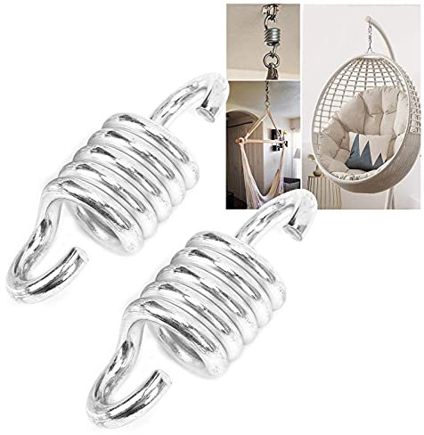 Appendiabiti Molla per montaggio a soffitto , Molla per sedia a dondolo in acciaio per molle antiruggine Resistente alla corrosione Resistente per amache Sedie a uovo per sacchi di sabbia da
