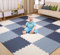 Gutsbox Baby Foam Play Mat Foam Floor Tiles Baby 18Pcs Puzzle Mat 30x30x1.2cm, Soft, Non-slip, Non-toxic, Play Mats for Kids