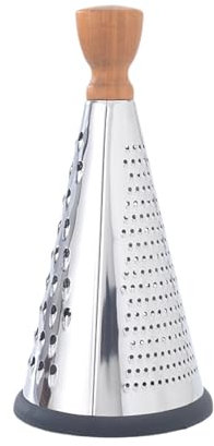 Slicer multifunzione - grattugia alimentare in acciaio inossidabile, utensile da cucina a tripla facciate | Conole di cono in acciaio inossidabile affilato, affettatore di verdure e formaggi per la ca