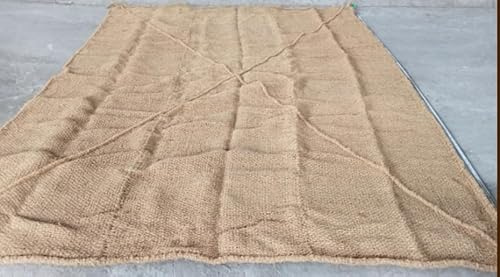 CocoWeave Telo ombreggiante rettangolare – 4x3 metri – Telo parasole resistente in fibra di cocco – Protezione solare efficace e vela parasole permeabile all'acqua – Per terrazza o giardino – 14 KG