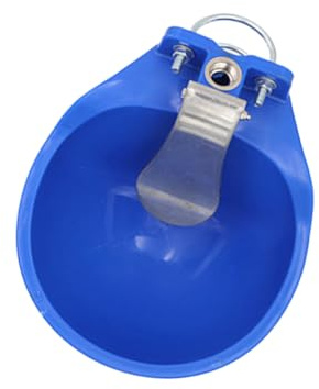 DIKACA Large Plastic Farm Animal Water Bowl for Cattle Horse Sheep Goat Livestock Waterer Drinking Basin