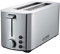 TZS First Austria Toaster Langschlitz, Edelstahl, 4 Scheiben, 1400W, mit abnehmbarem Brötchenaufsatz, Krümelschublade, Toast-Zentrierung, Anti-Fingerprint Beschichtung