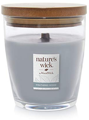 Nature's Wick Weathered Woods Scented Candle 10 ounces Medium