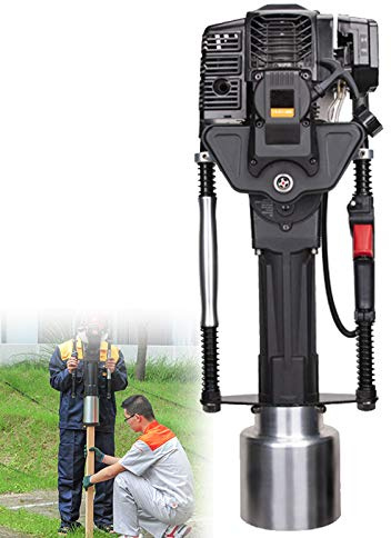 LXYYSG Battipalo per Pali Legno Recinti/Tubo d'Acciaio Motore Benzina 2 Tempi, Diametro Massimo di Utilizzo 15cm, USA Lo Sforzo Installa Recinzioni per Frutteti, Giardini, Pascoli