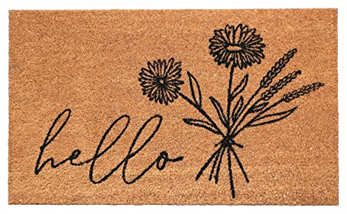 Calloway Mills Wildflower Bouquet Doormat, (17 x 29 x 0.60)