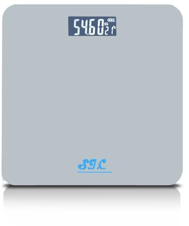 Bilancia Pesapersone Digitale (Max 180KG) Bilancia di Precisione Pesa Persone Ultrasottile in Vetro Temperato, Bilancia Elettronica per Controllo Peso Forma Professionale, Precisa per Adulti e Bambini