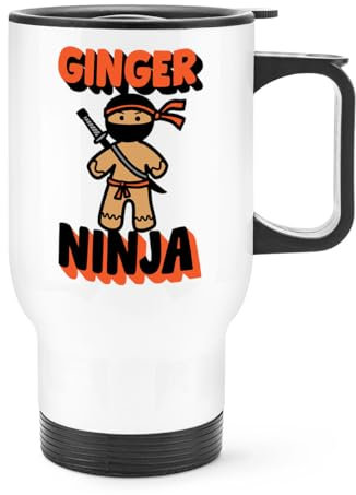 Ginger Ninja Travel Mug Cup with Handle