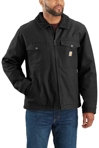 Carhartt Montana Rugged Flex® Duck 106432 - Camiseta térmica para hombre, talla S regular, color negro, Negro -, Small