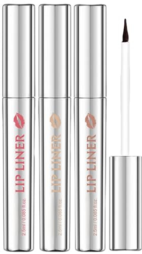 3Pcs Lip Stain Peel Off,Long-Lasting Lip Tint,Peel Off Lip Liner Stain Ta/ttoo,Peel Off Lip Liner Stain,Non-stick Cup Peel Off Lipstick,Lip Makeup for Women,Waterproof Lip Gloss,Matte Finish