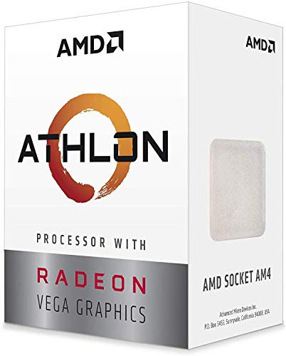 AMD YD200GC6FBBOX Athlon 200GE 2 Core 4 Thread Processor with Radeon Vega Graphics