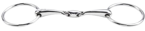 Busse Mors à eau en acier inoxydable 14 mm, double cassé, taille : 13,5 cm
