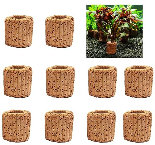 Aquarium Filter Ringe Aquarium Keramikringe Wasserpflanze Ringe Keramik Wasser Anlage Festen Ring für Aquarien Aquarium Keramik Ringe Aquarium Wasserflora Landschaftsbau Festen Ringe 10 Stück