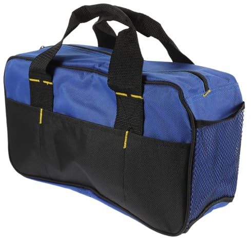 HOMSFOU Bolsa De Herramientas Abierta De Par En Par Bolsa De Lona Organizador De Herramientas Gran Capacidad Para Almacenamiento Y Reparación 14.17 X 7.87 X 4.72 in 1