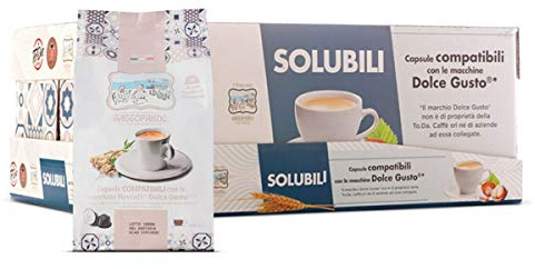 128 Capsule Gattopardo Ginseng Classico Compatibili Con Nescafe Dolce Gusto (8 Buste da 16 Capsule)