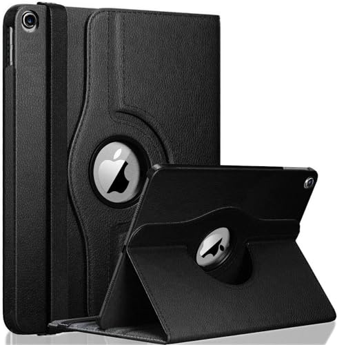 GADGET ARMOUR Apple iPad 10,9 cm 7:e generationen 2019, 360 vridbart smart stativ fodral skydd med automatisk uppvakning och sömnanläggning (svart)