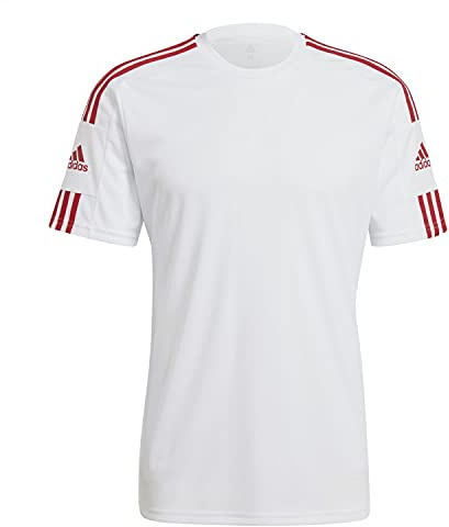 adidas Men's Squadra 21 Jersey, White/Team Power Red, M