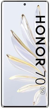 Honor 70 Smartphone 5G, 8+256 GB, Display Curvo OLED 6,67 120 Hz, Tripla Fotocamera Posteriore 54 MP con Android 12, Batteria 4800 mAh a Capacità Elevata con Ricarica Rapida da 66W, Crystal Silver
