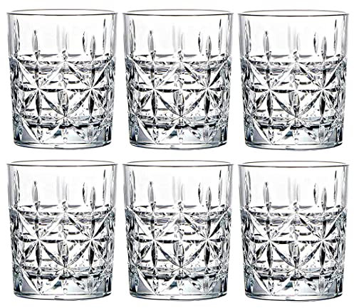 VeiledGem 260ml Tritan Kunststoff Wassergläser Trinkgläser Plastik Becher Longdrinkgläser Saftgläser Camping Gläser Acryl Trinkbecher Spülmaschinenfest BPA frei Unzerbrechlich Wiederverwendbar