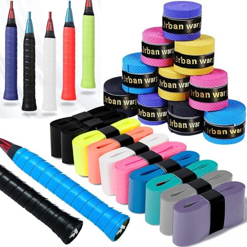 Griffband Tennisschläger,20pcs Griffband,Griffband Für Federballschläger,Selbstklebend Griffband,Anti-Rutsch Anti-Schweiß Mehrfarbig Sehr Griffig,Für Tennisschläger Badminton Squash Schläger,Griffband