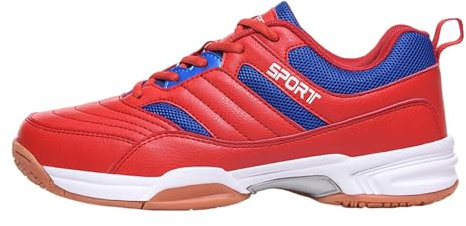 Kraftpaid Scarpe da Ping Pong da Badminton,Scarpe da Squash da Uomo,Scarpe da Badminton Leggera,Scarpe da Pallavolo Unisex,Sneakers da Interno Leggere da Badminton Morbide Traspiranti per Studenti