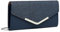 Miss Lulu Damen Clutch Elegante Umschlag Abendtasche mit Kette Hochwertige Handtasche für Hochzeit Party und Abschlussball