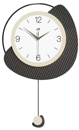 Reloj de pared minimalista moderno sin tictac, relojes silenciosos con péndulo, reloj creativo decorativo de estilo nórdico, relojes de pared para decoración, reloj de cocina para sala de estar