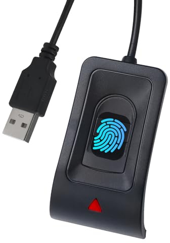 JIAN BOLAND USB Fingerabdruckleser & Sensor für Windows 10/11, Windows Hello – Plug-and-Play mit automatischer Treiberinstallation, 1,5 m Verlängerungskabel, passwortfreier Login