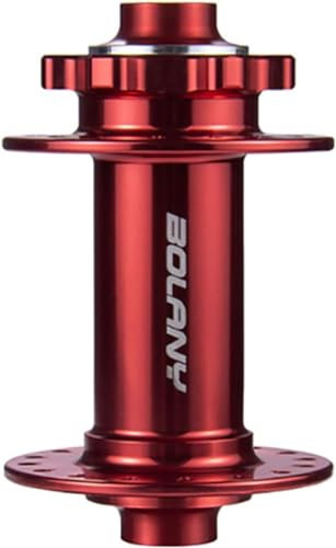 ZOCKZ Mozzo di spinta per asse passante per bici con sistema HG a 32 fori, 6 bulloni, freno a disco in lega di alluminio, 6 artigli, 2 anteriori, 4 cuscinetti per MTB HG, compatibile con sistemi HG a