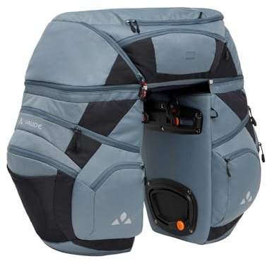 VAUDE Hinterrad Fahrradtasche Karakorum Pro, 65 Liter, Heron